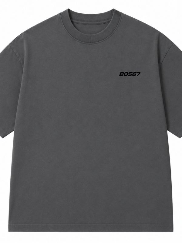 BOS67 Signature Tee Grey