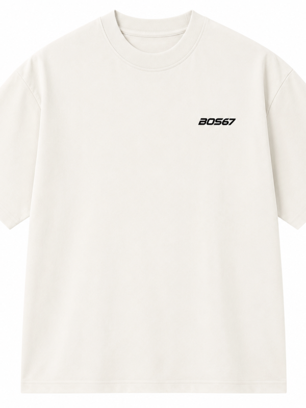BOS67 Signature Tee Ecru