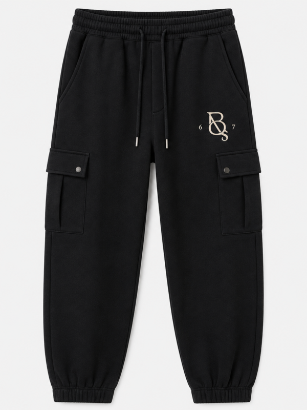 Essential Track Pants (Black)