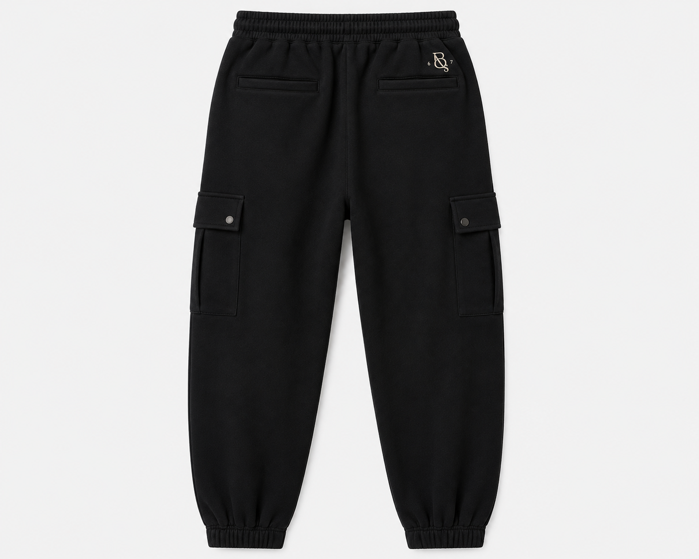 Essential Track Pants (Black) - Image 2